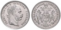10 KREUZER 1868 FRANTIŠEK JOSEF I. 